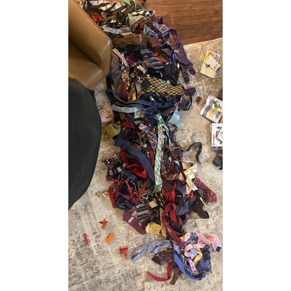 Huge 100+ Mens Designer‎ Neck Tie Lot – Silk & Novelty Mix